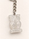owl keychains crystal healing wise wisdom spiritual accessories assorted fashion jewellery clear quartz