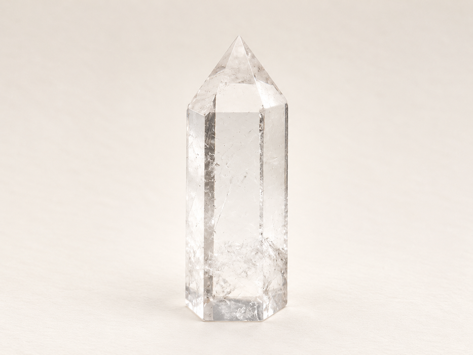 clear quartz tower pillar energy healing spiritual natural stone 