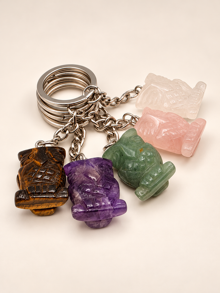 owl keychains crystal healing wise wisdom spiritual accessories assorted fashion jewellery
