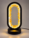 LED lamp USB connection crystal healing citrine home decor desk accessories 