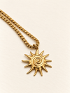 gold sun celestial choker necklace summer fashion jewellery 