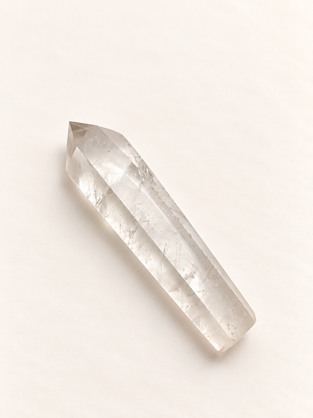 clear quartz crystal healing spiritual gemstone rock point wand energy 
