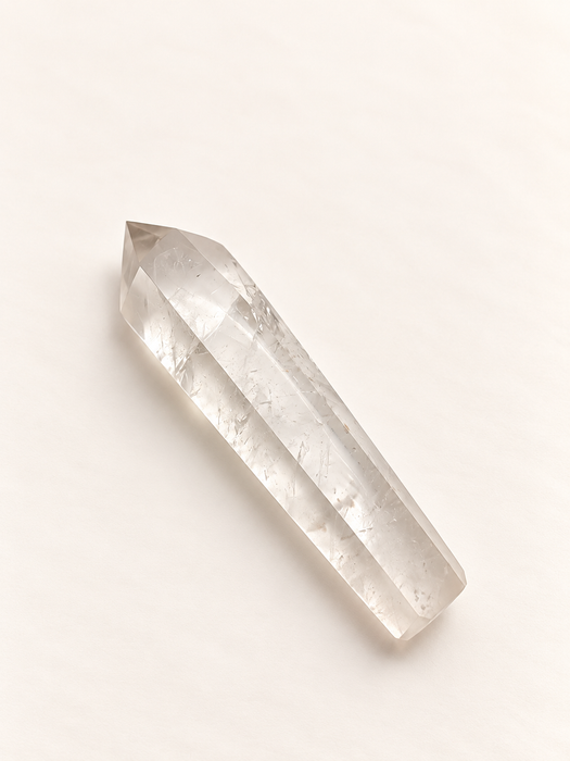 clear quartz crystal healing spiritual gemstone rock point wand energy 