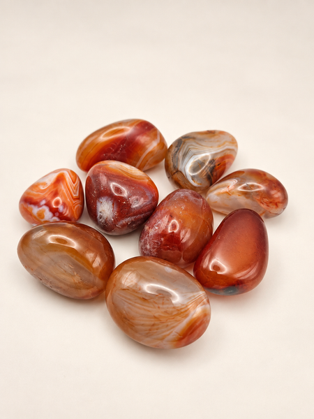 carnelian tumbled stone natural crystal healing spiritual 