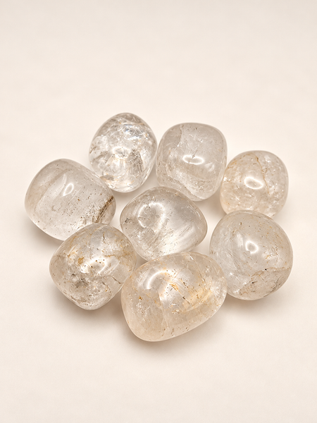 clear quartz tumbled stone natural crystal healing spiritual 