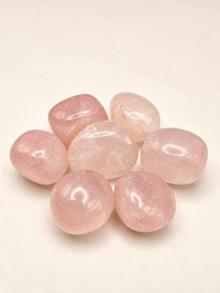 rose quartz tumbled stone natural crystal healing spiritual 