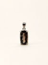 smoky quartz crystal jewellery luxury pendant necklace healing silver brown 